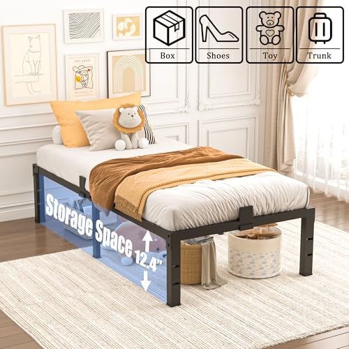 14 Inch Full Size Metal Platform Bed Frame I129