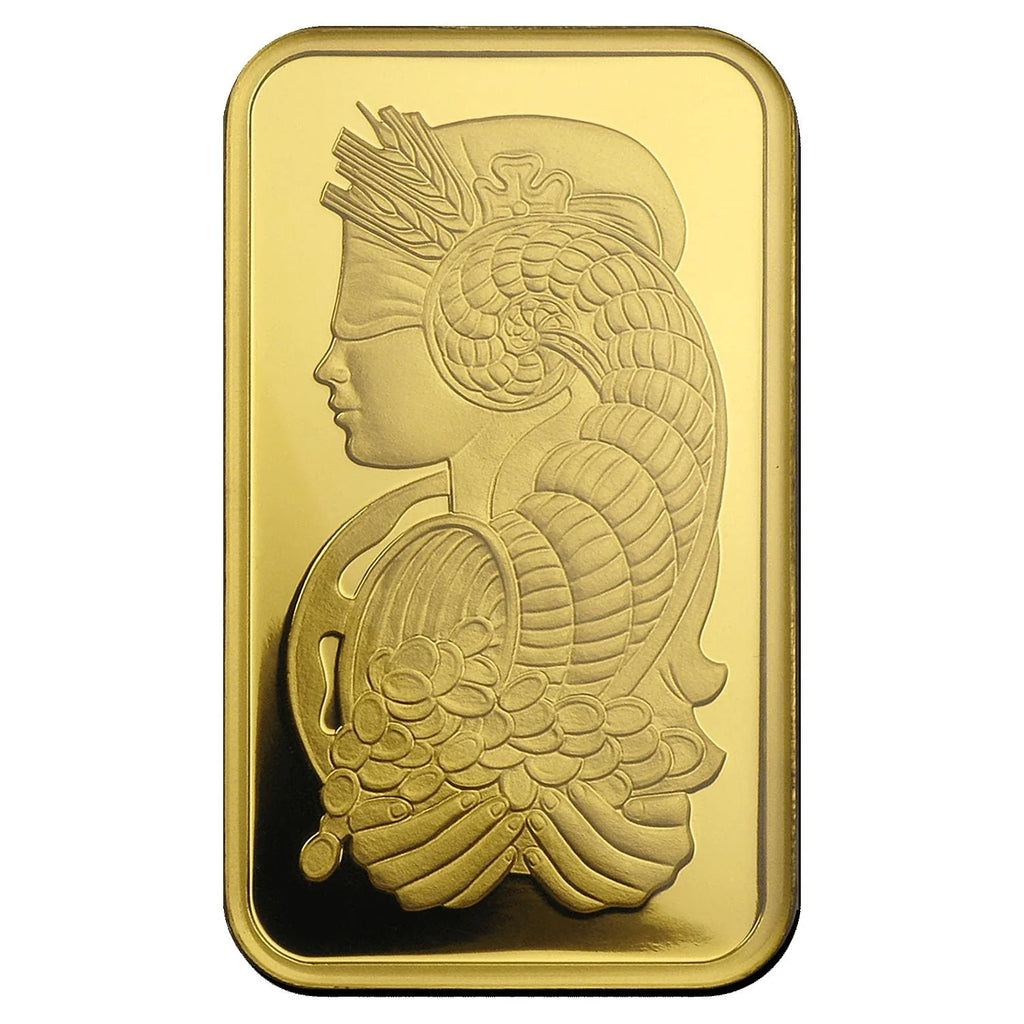 1 oz Gold Bar in Assay R869