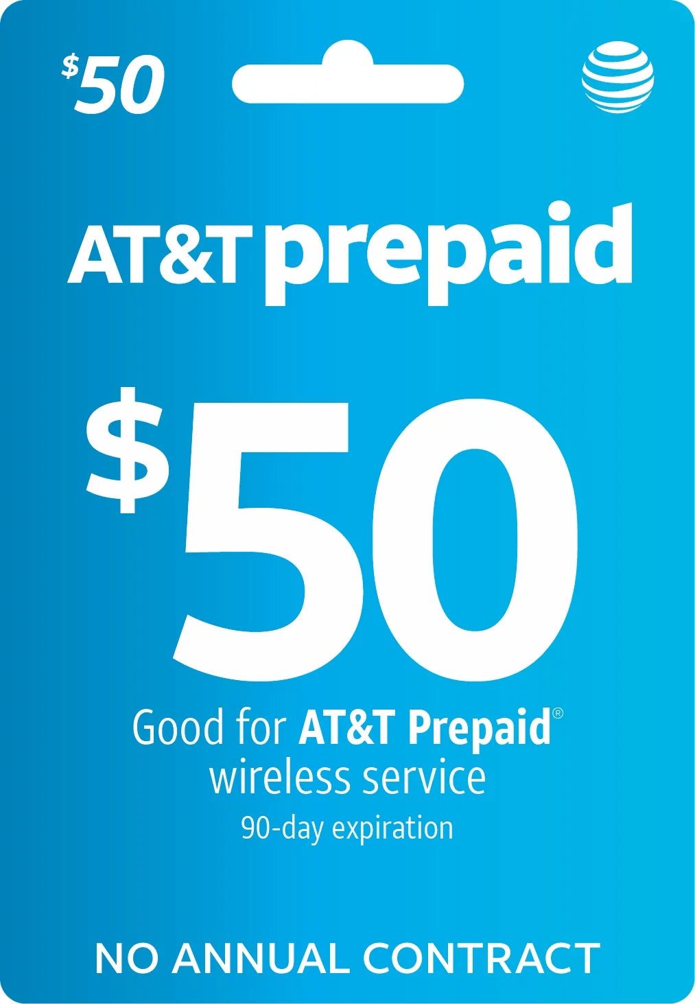 Prepaid $50 Top Up W8909