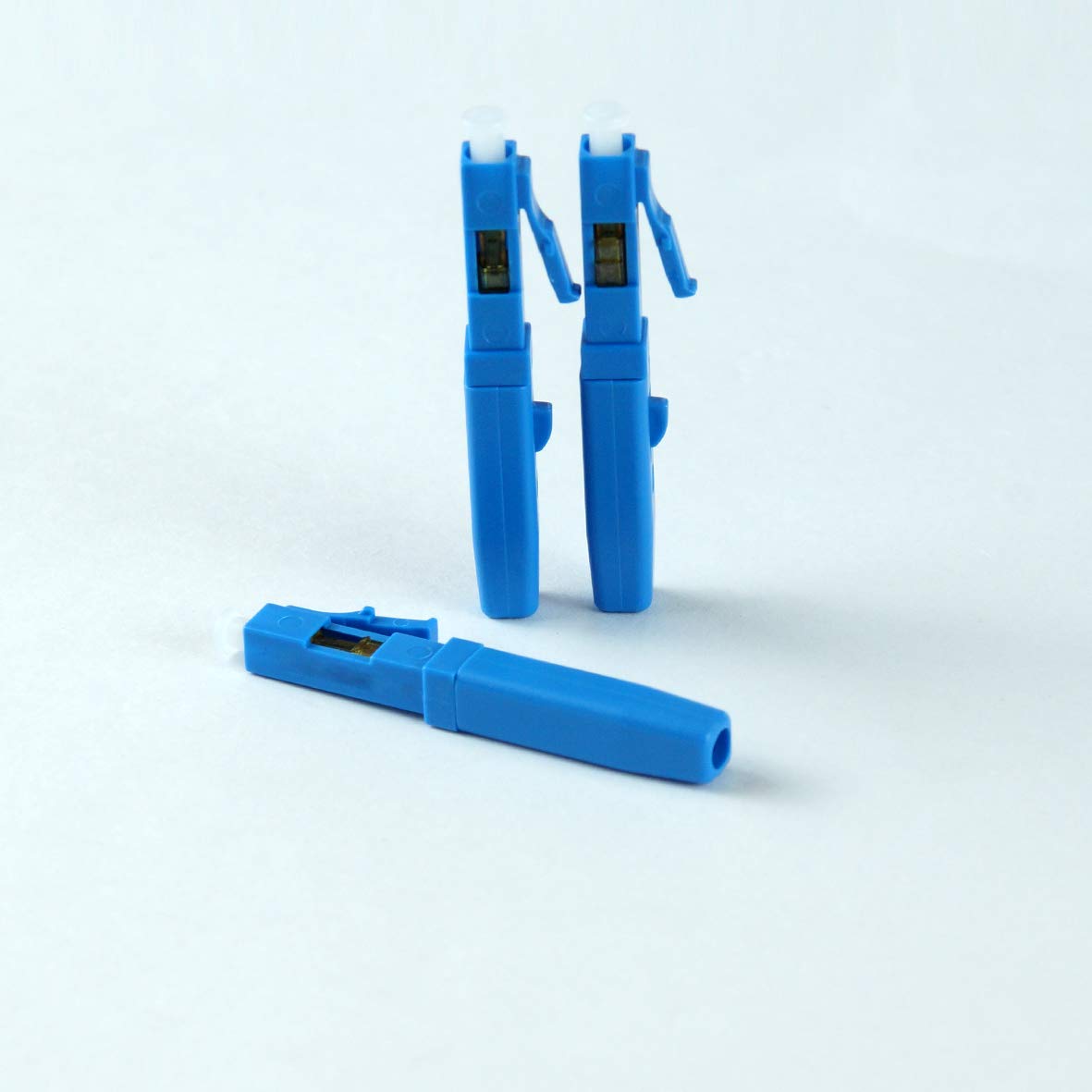 100pcs LC UPC Fiber Optic Quick Connector Single Mode 9/125 B56692
