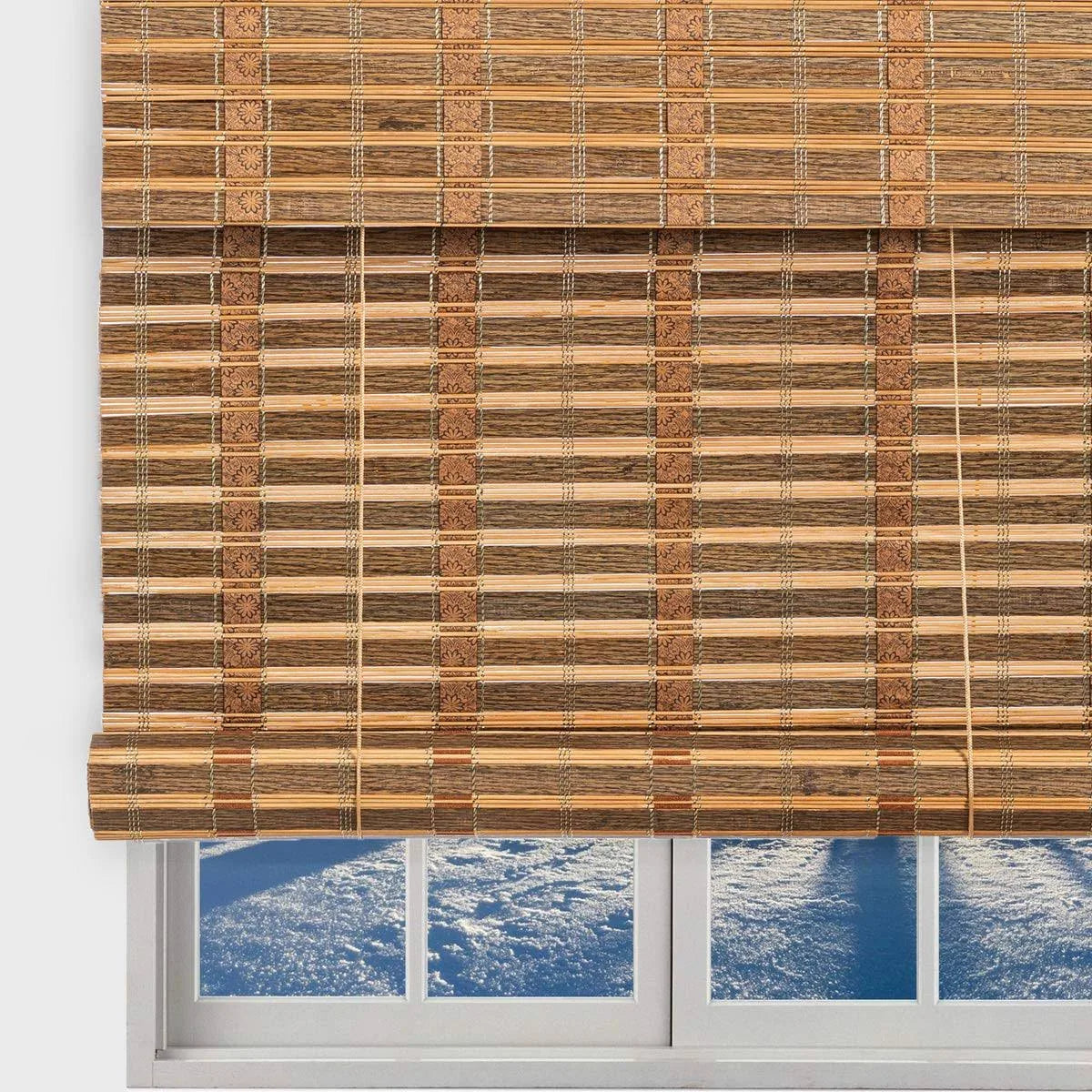 Bamboo Roll Up Window Blind Sun Shade P747