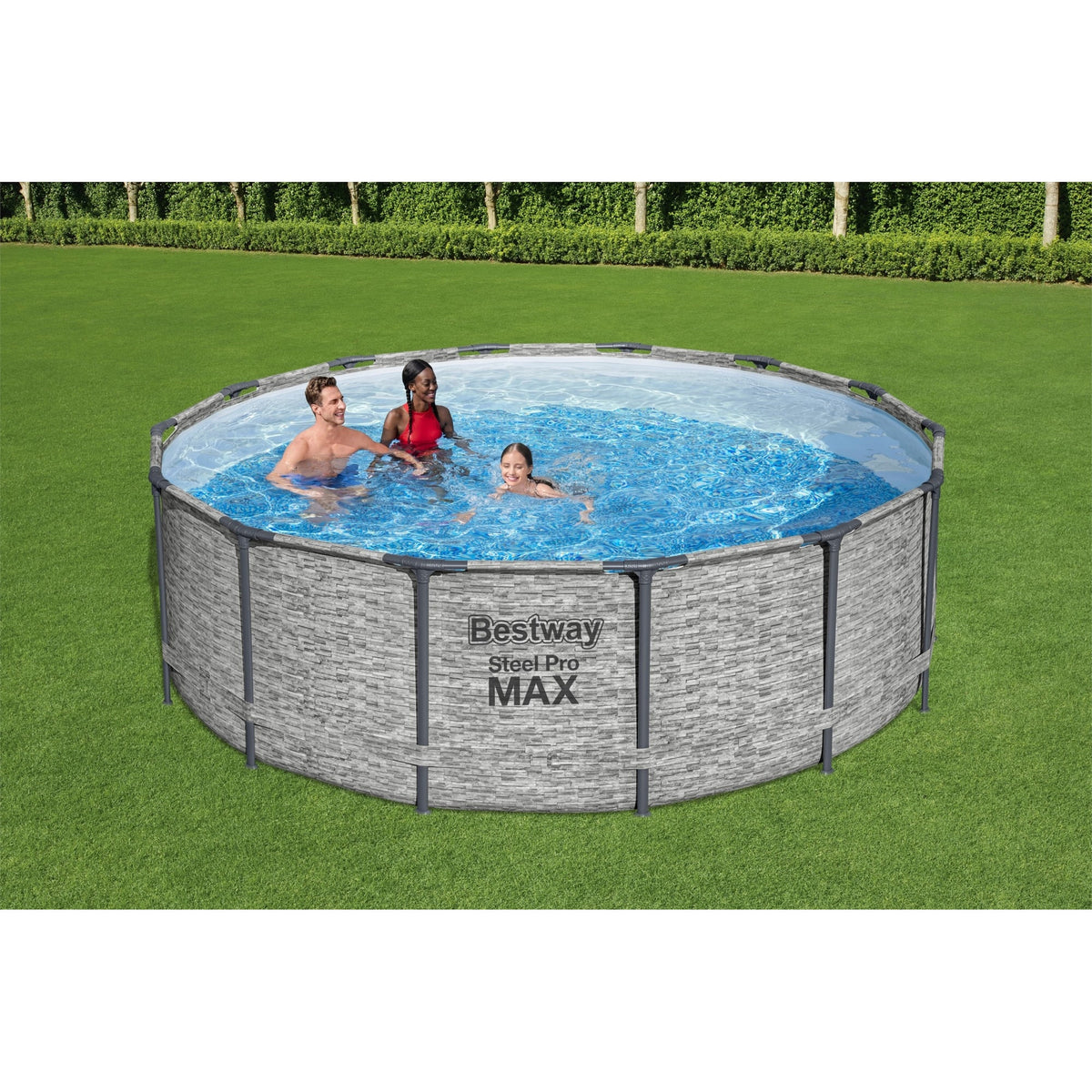 14' x 48 Round Above Ground Swimming Pool Set Q23651
