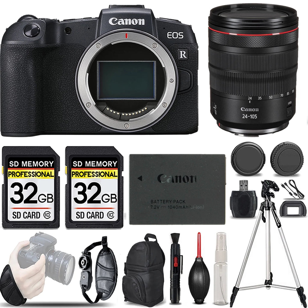 Canon EOS RP Mirrorless Camera + 24-105mm f/4 L IS USM Lens M763