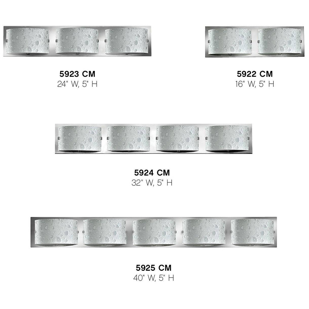 Chrome 3 Light Bath T80436