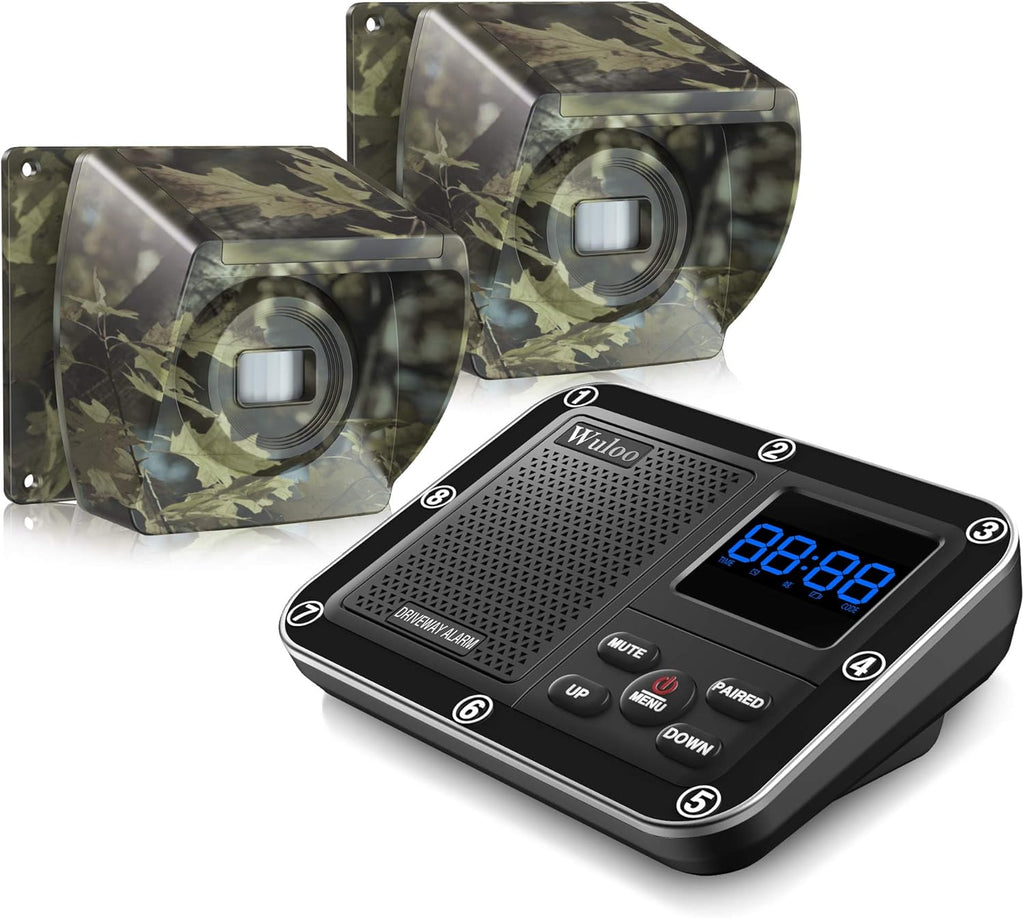1800 Ft Wireless Outdoor Motion Sensor Driveway Alarm System D96881