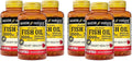 No Burp Fish Oil 1000 mg Omega-3 90 Softgels Pack of 6 E98383