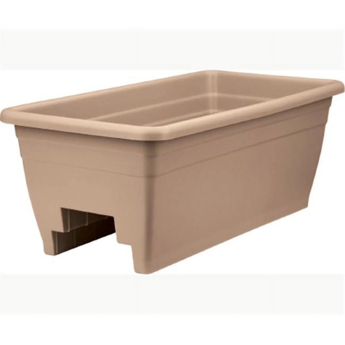 24 in. Deck Rail Plastic Box Planter H25336