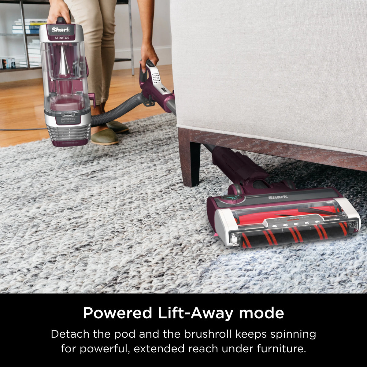 Upright Vacuum with Self-Cleaning Brushroll M993