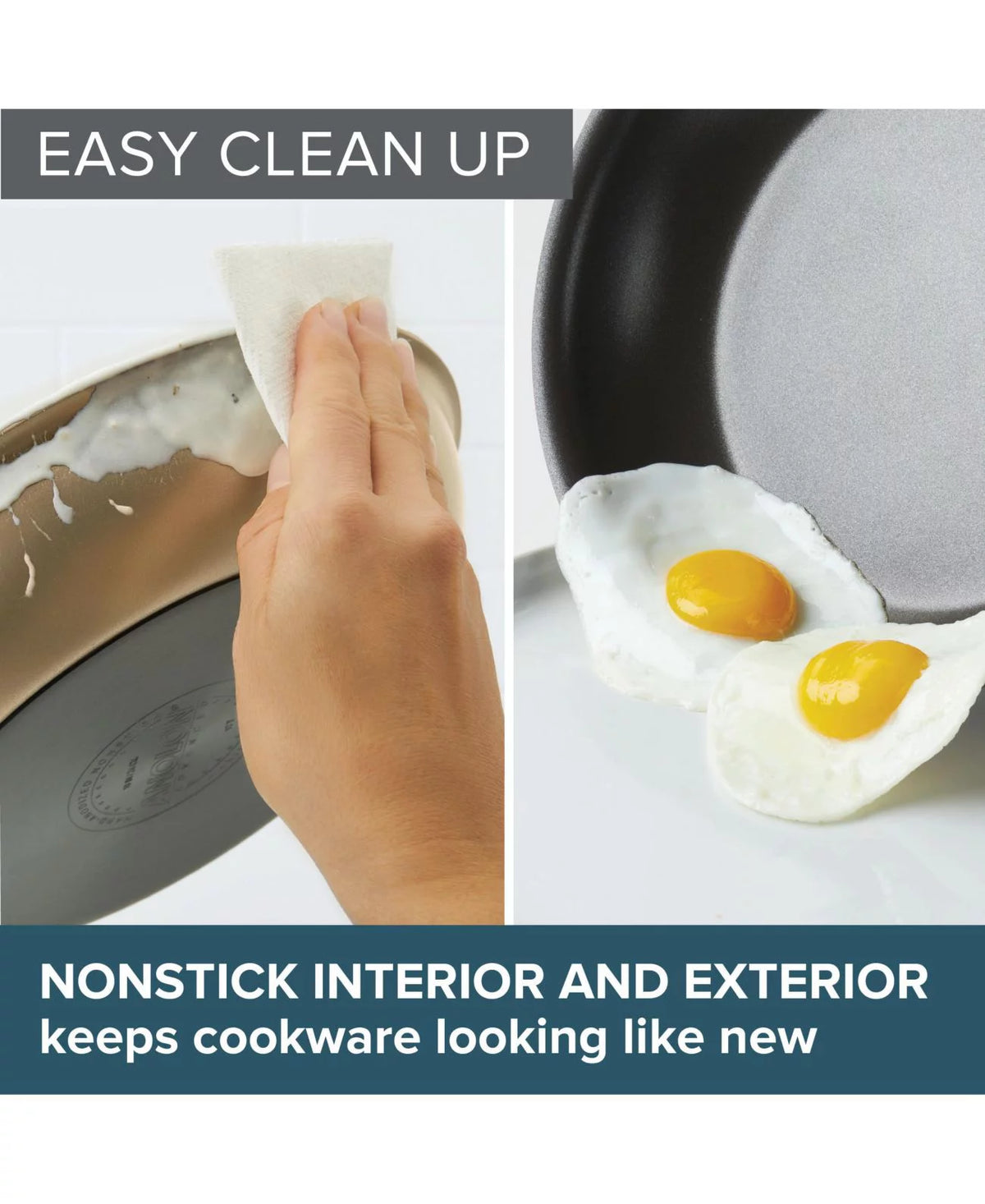 11-Pc. Hard-Anodized Nonstick Cookware Set I934274