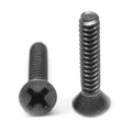 1/4-20 x 2 1/4 Coarse Thread Machine Screw Phillips Flat Head Low Carbon Steel Black Oxide J671