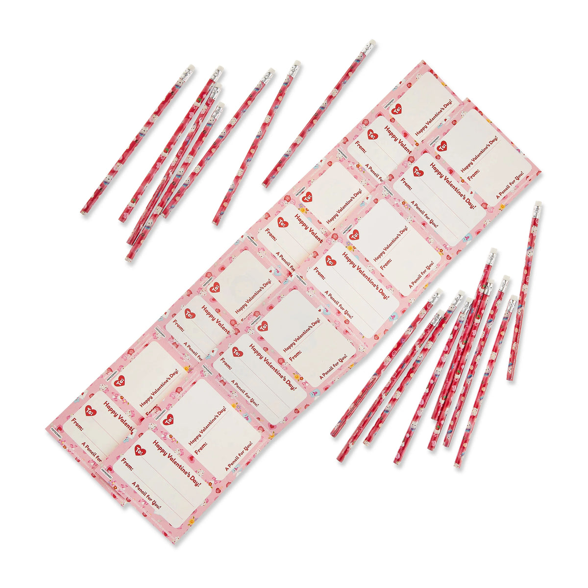 16 Count Greeting Card Set with Pencils Q223170
