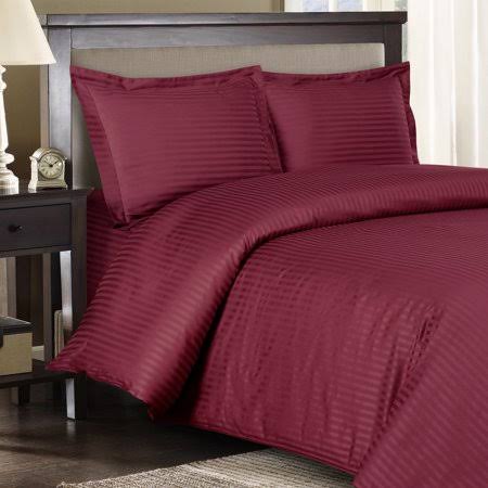 Striped California King Bed Sheets U8710