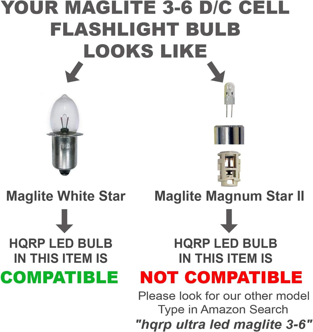 3w LED Bulb for 3D 4D 5D 6D / 3C 4C 5C 6C Flashlights E605172