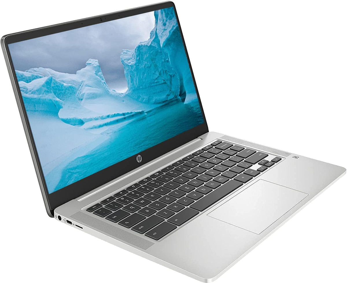 14" HD IPS Chromebook, Intel Pentium 4-Core Processor, 4GB Ram, 64GB SSD, Dale Silver, Chrome OS D4988