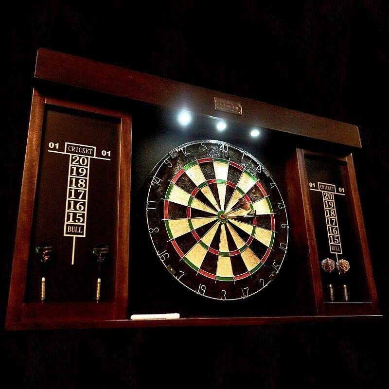 40x22 Dartboard Cabinet with LED Light S35747