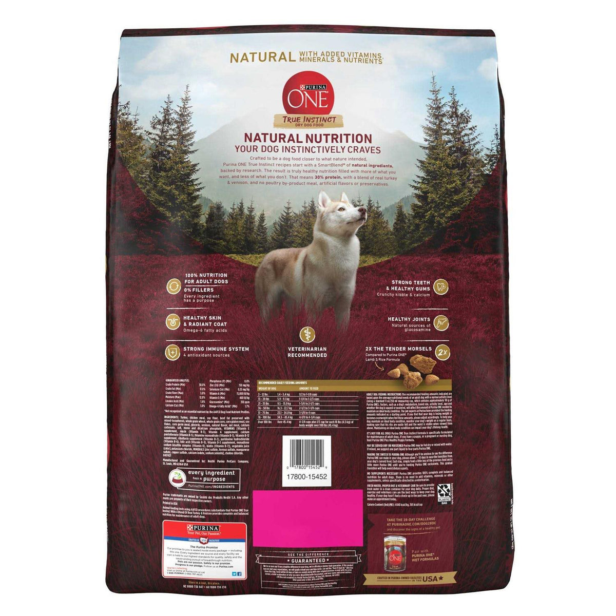 Real Turkey & Venison Dry Dog Food H261