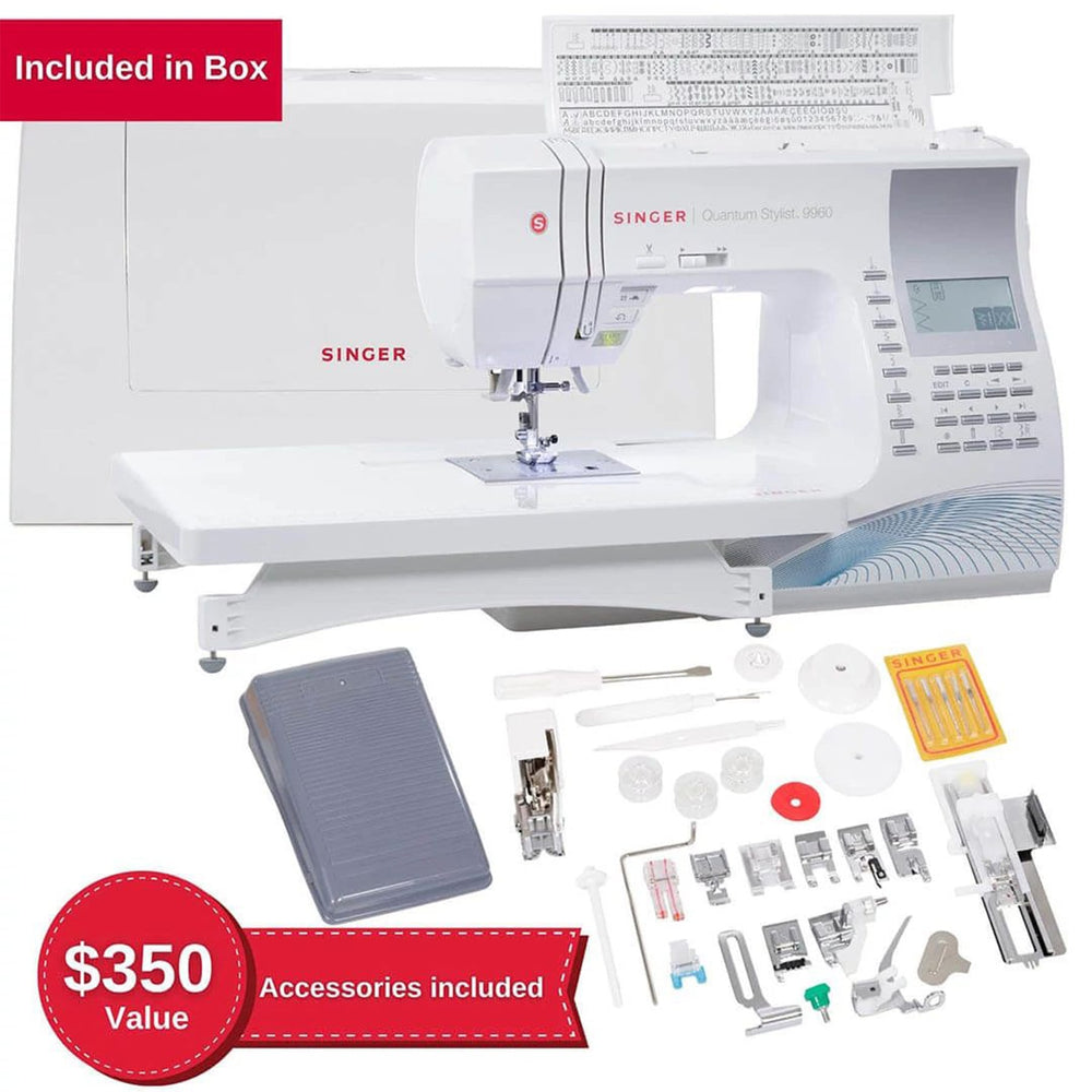 Sewing Machine with Extension Table D180