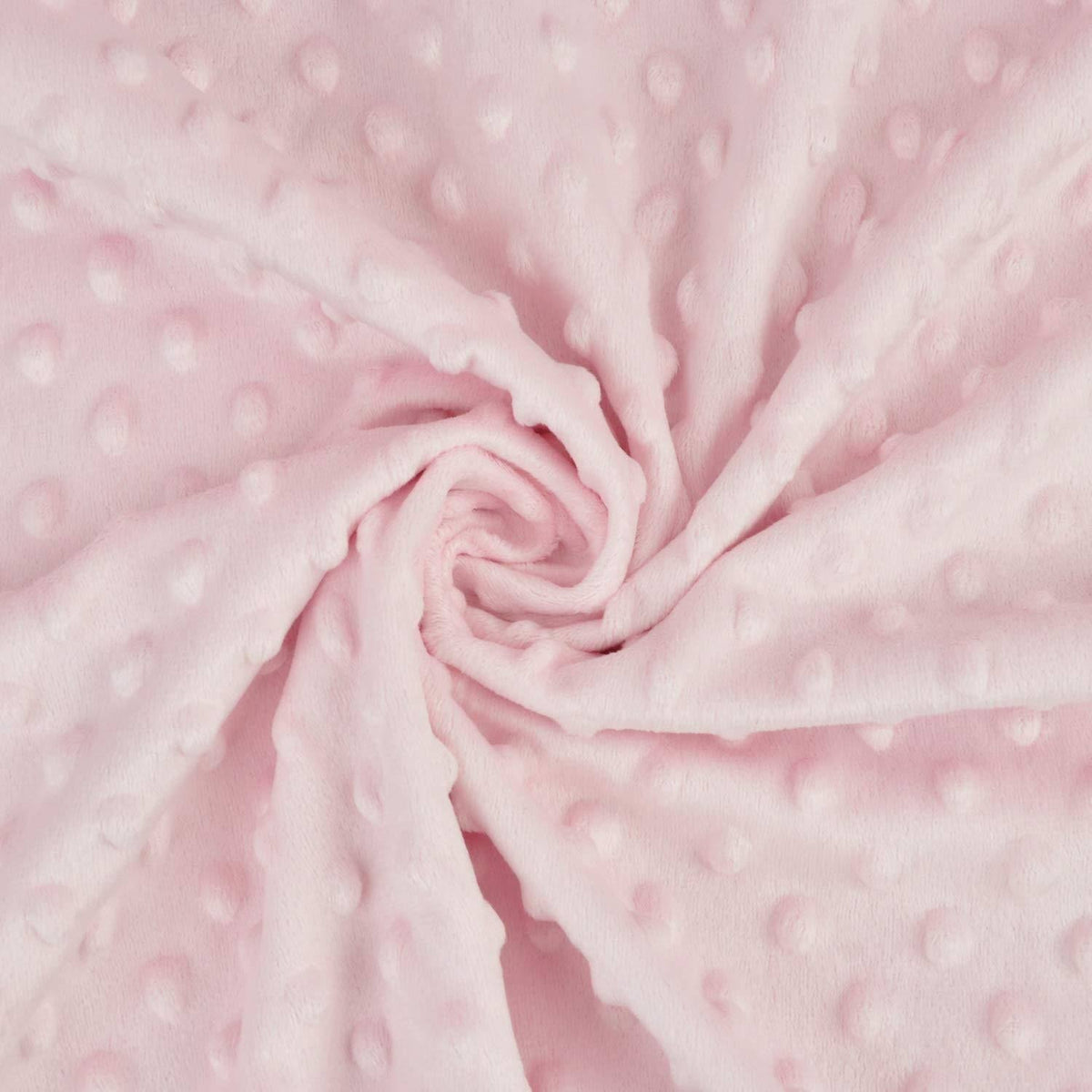 Pink 4 Piece Minky Dot Chenille Toddler Bedding Set I962