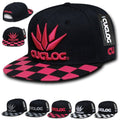 1 Dozen 6 Panel Retro Flat Bill Snapback Caps H607