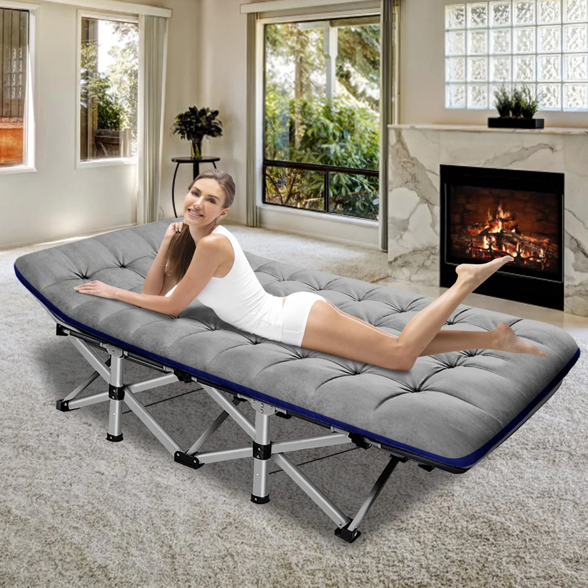 Folding Camping Cot H463