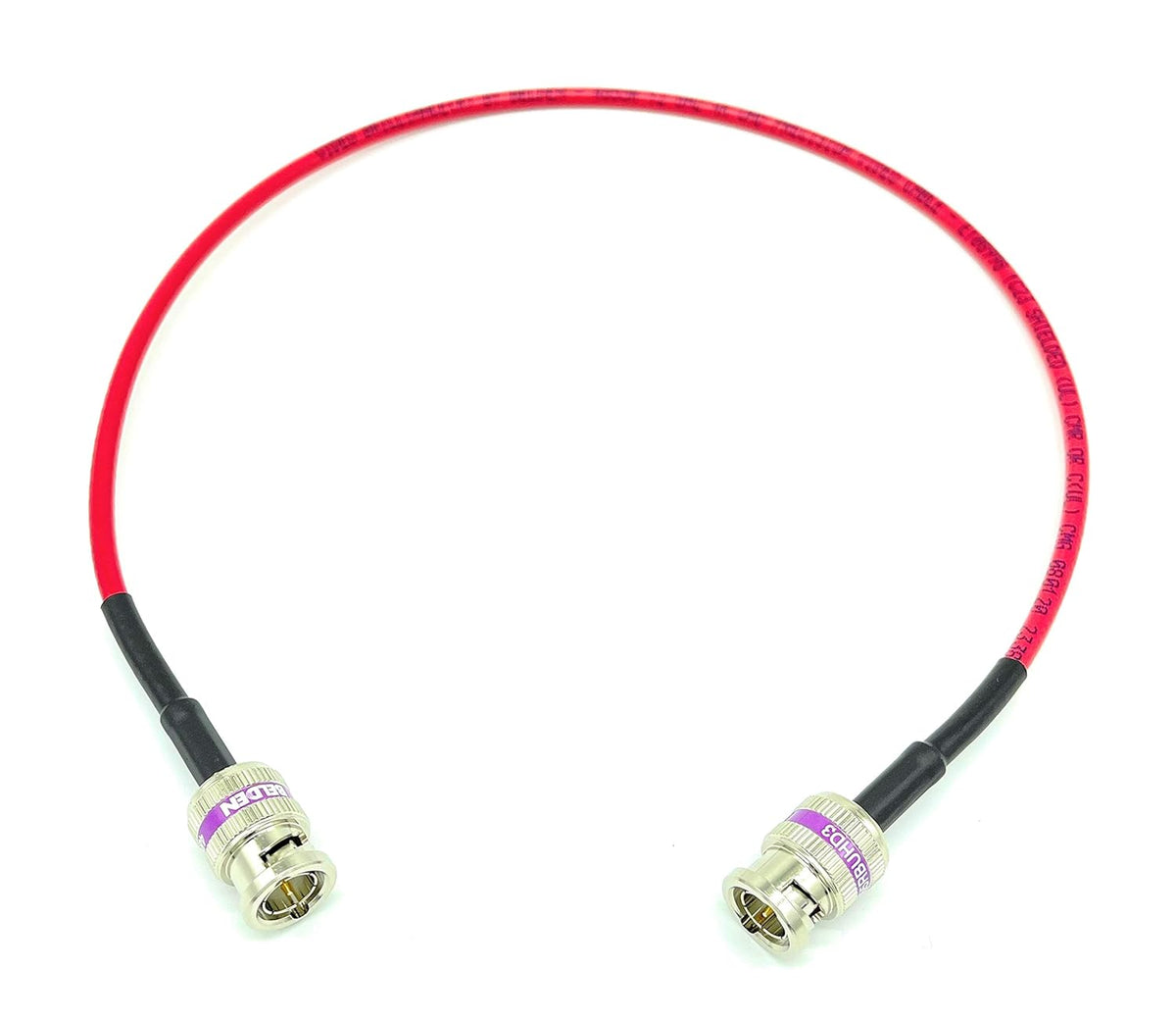12G 4K HD SDI BNC - BNC Cable 150ft Green M1461