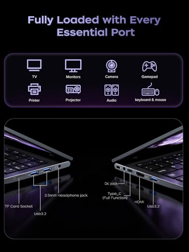 15.6inch AMD Ryzen 7 5700U 16GB RAM 512GB NVMe SSD Gaming Laptop R482