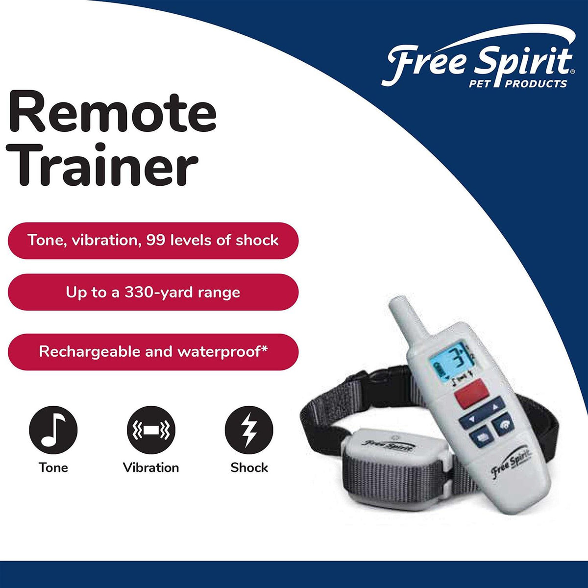 Remote Trainer Add-A-Dog Collar with Tone, Vibrate and Shock V144199