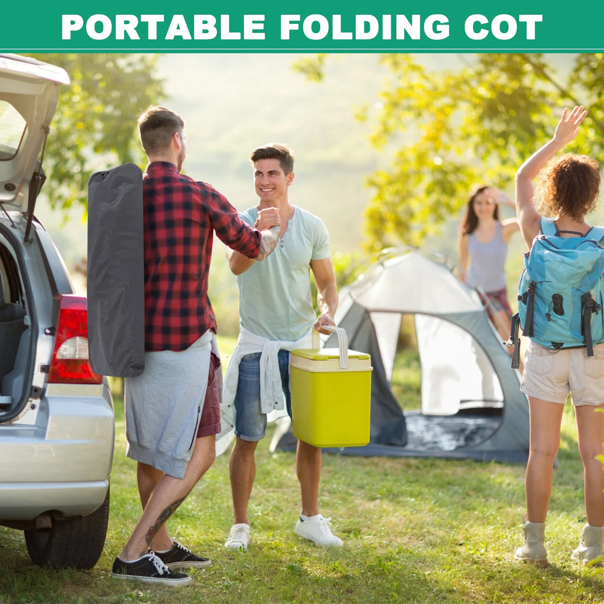 Folding Camping Cot H463