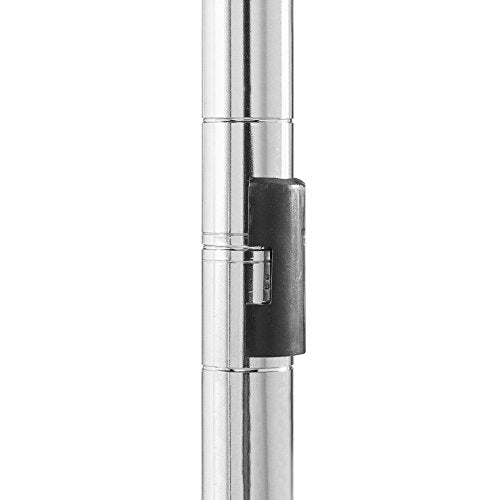 3 Tier Chrome Rolling Utility Cart N5143