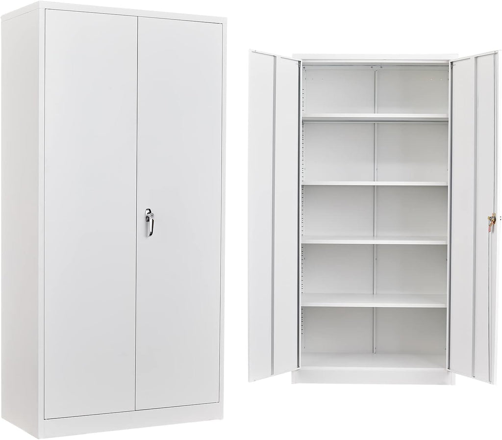 72'' Tall Steel Cabinet with 4 Adjustable Shelves Z7235
