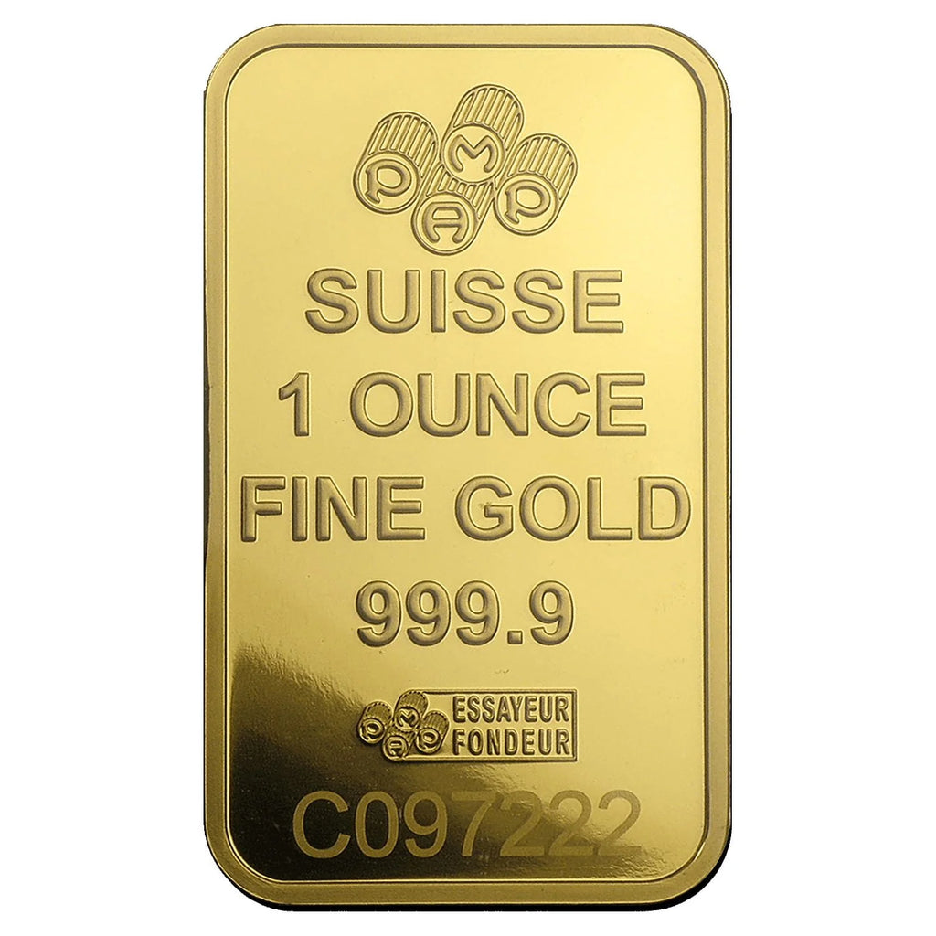 1 oz Gold Bar in Assay R869