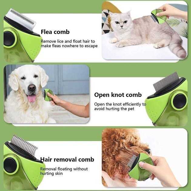 3 in 1 Grooming Brush Tool for Dogs & Cats T537