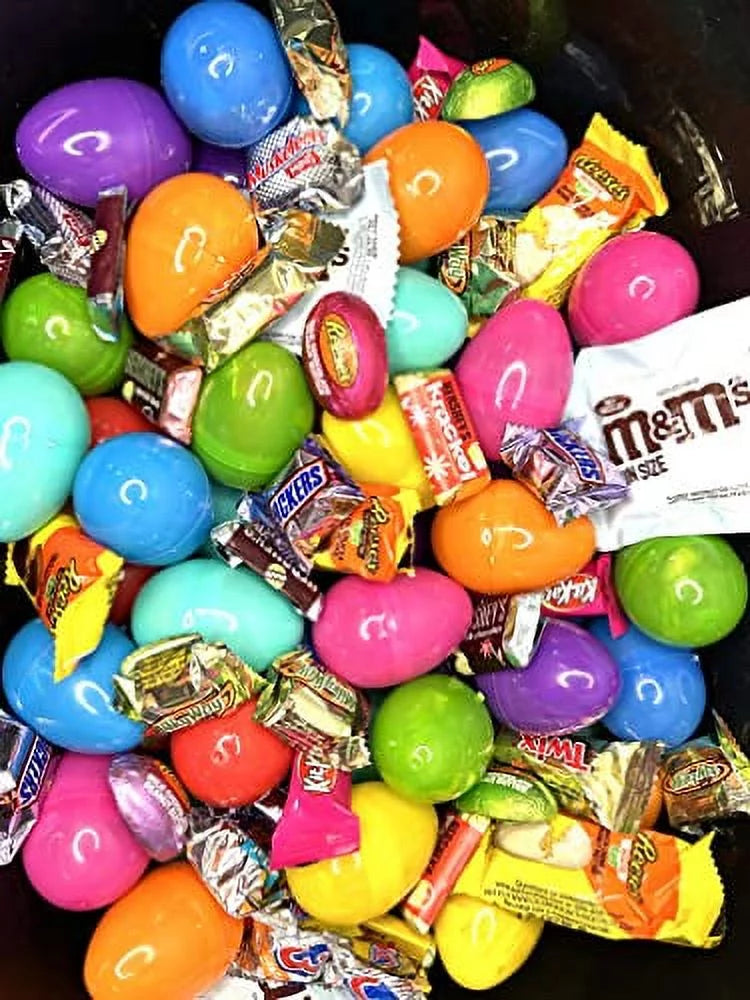 Pre Filled Chocolate Candy Plastic Easter Eggs (200) U24994