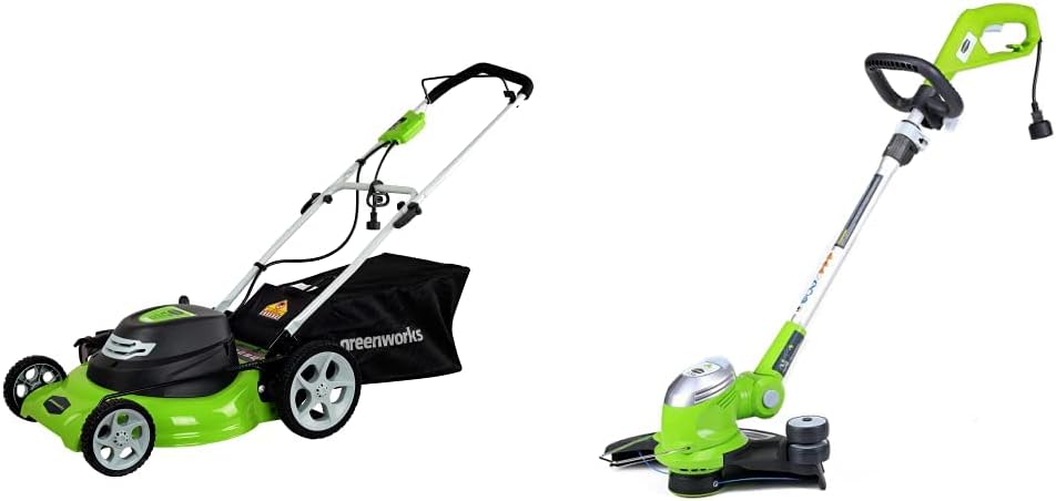 12 Amp 20-Inch 3-in-1 Electric Corded Lawn Mower W650