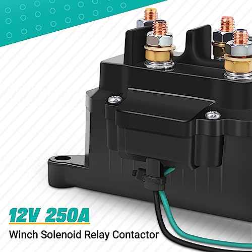 12V 250A Winch Solenoid Relay Contactor R5429