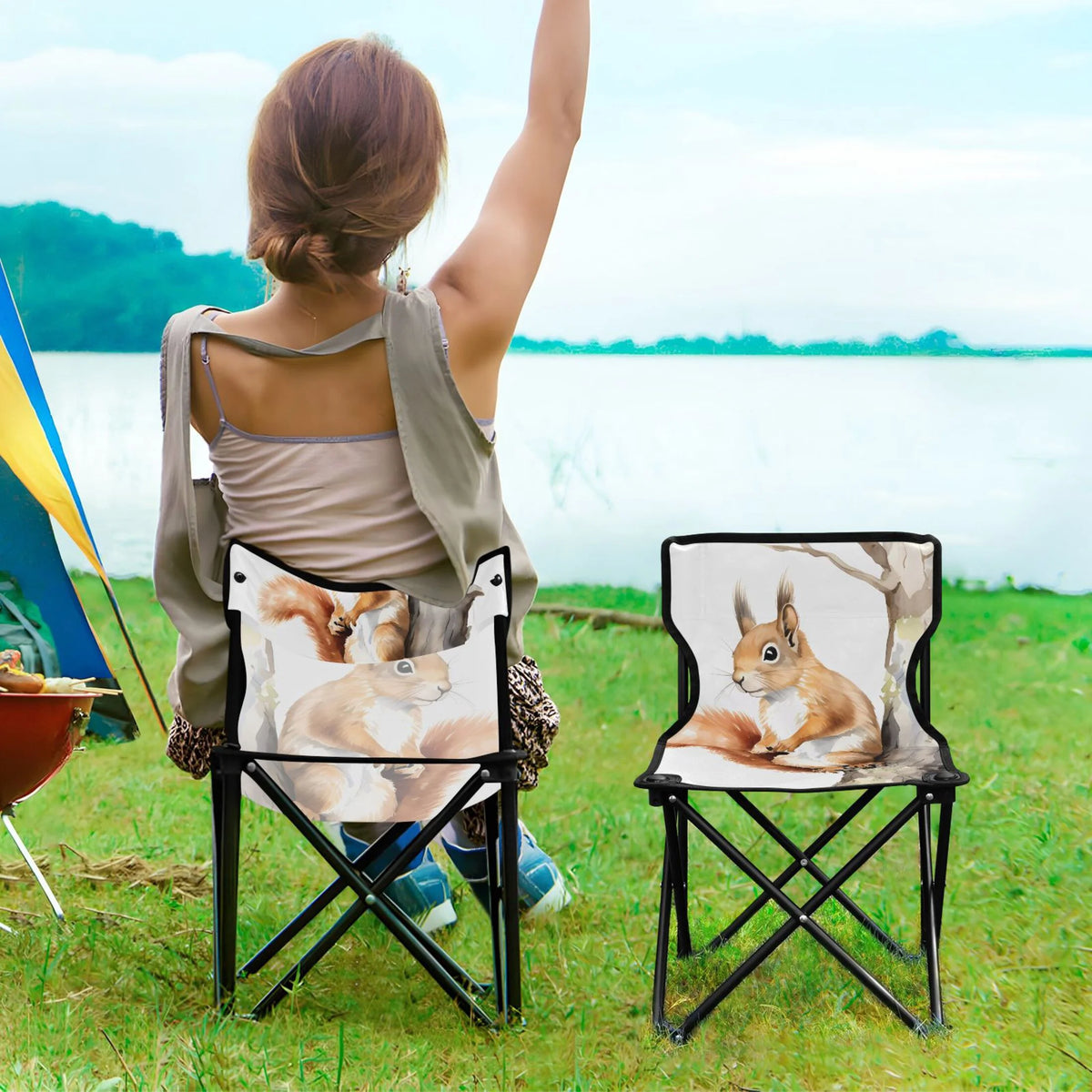 Portable Camping Chair with Carry Bag V523