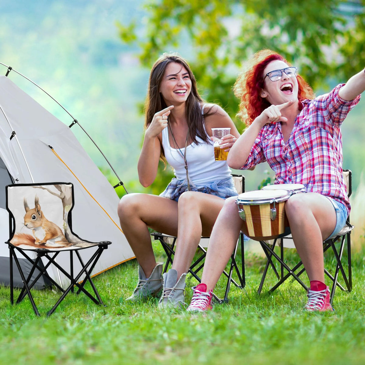Portable Camping Chair with Carry Bag V523