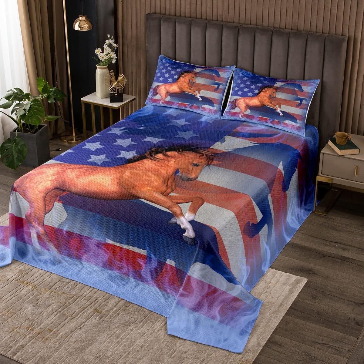 Twin Camo Quilted Bedspread M819