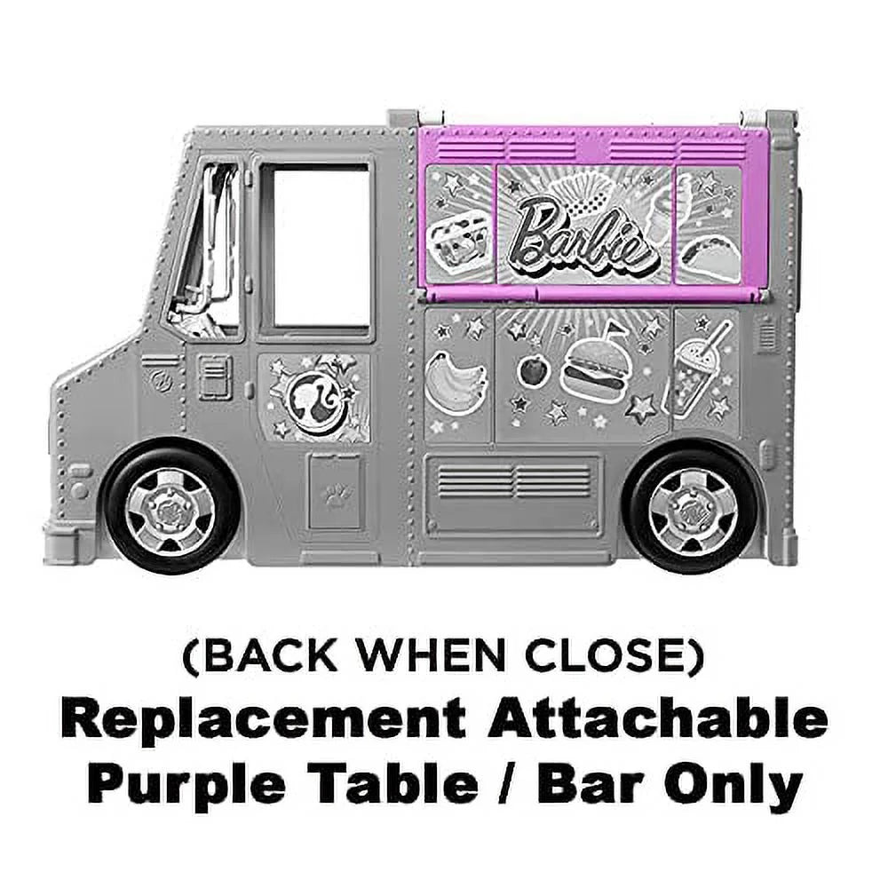 Purple Table / Bar Replacement Part for Doll Foodtruck Playset T441926