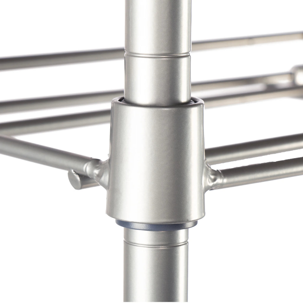 12 Multimedia Silver Shelving Organizer R6973