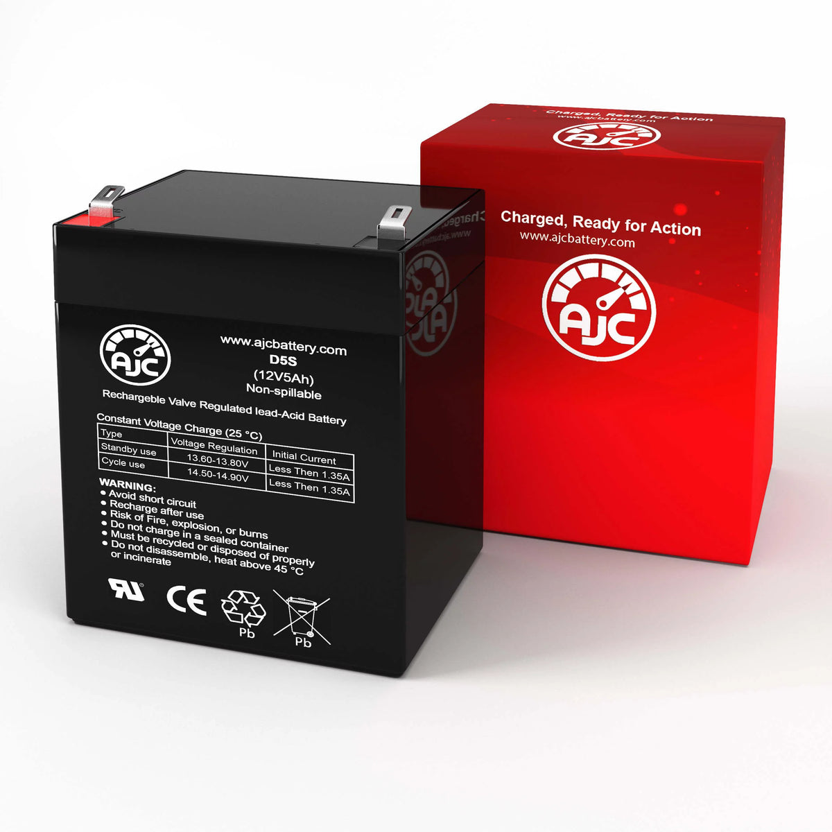 12V 5Ah Sealed Lead Acid Battery B219084