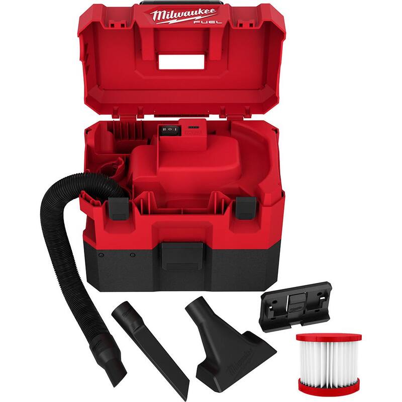 12-Volt Cordless Wet/Dry Vacuum and Impact Driver with Battery and Charger L683871