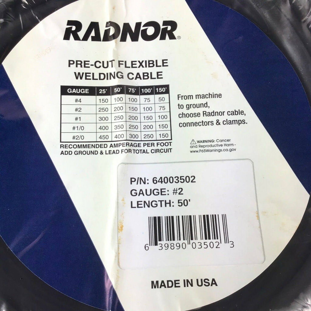 50 ft. Welding Cable G68587