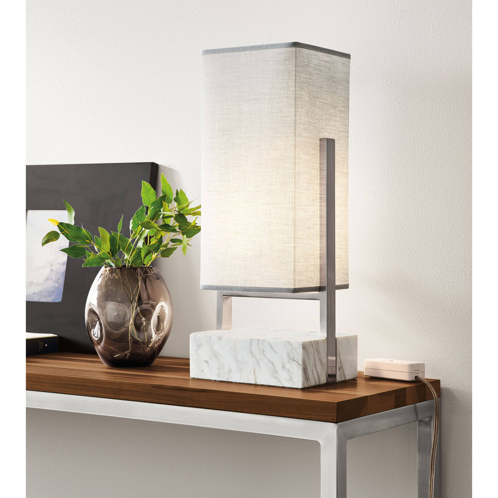 Maple Top Console Table with Natural Steel Base R95079