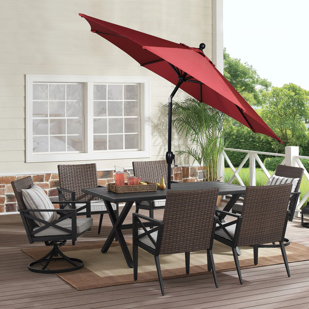 9' Round Crank Patio Umbrella L186953