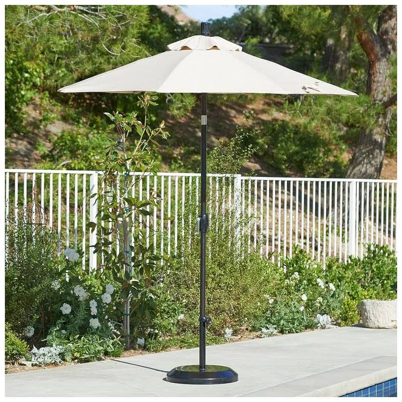 7.5 ft. Fiberglass Market Umbrella Collar Tilt C968
