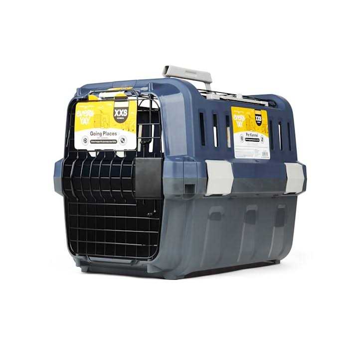 Grey 2-Door Pet Kennel R640