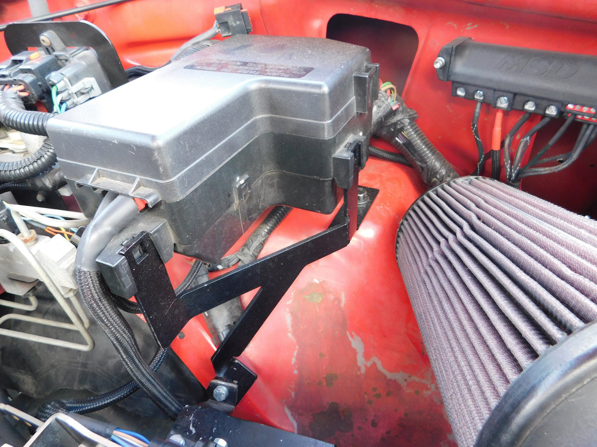 Black Power Distribution Box with Mounting Bracket F203524