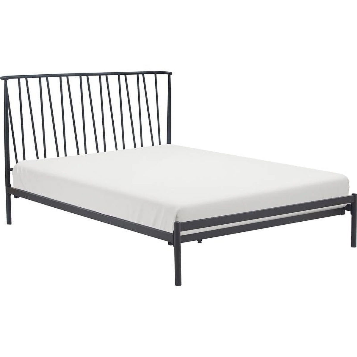 Black Metal King Bed Q986