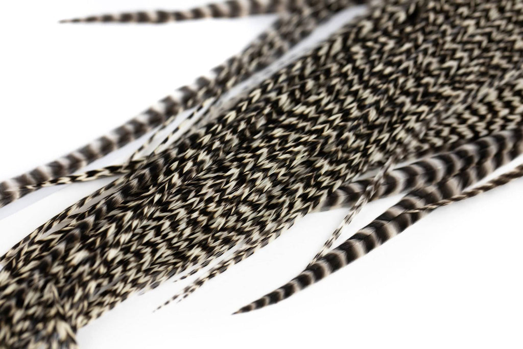 Dun Grizzly Hackle 1/2 Saddle S84017